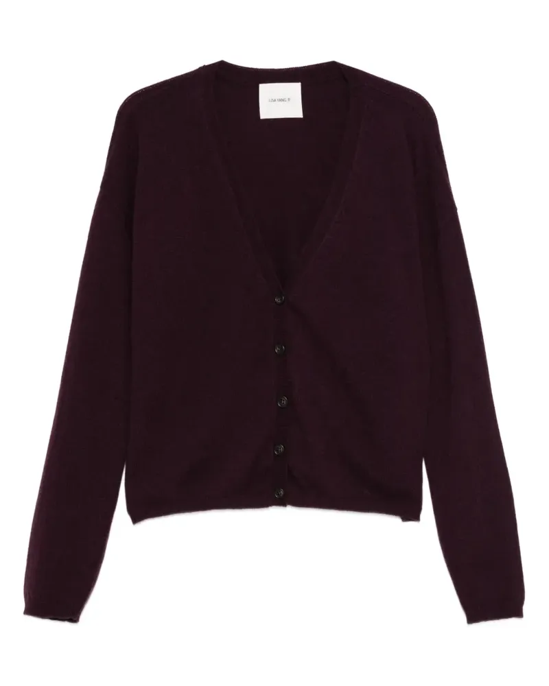 Lisa Yang V-neck cashmere cardigan - Violett Violett