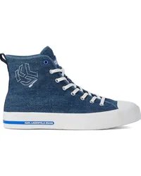 Karl Lagerfeld KLJ Vulc High-Top-Sneakers Blau