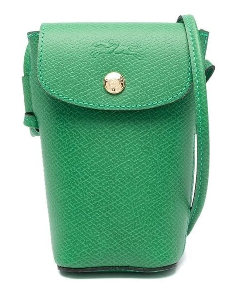Longchamp Handyhülle mit Logo-Prägung - Grün Grün