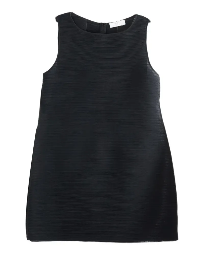 AMOMENTO A-line sleeveless dress - Schwarz Schwarz