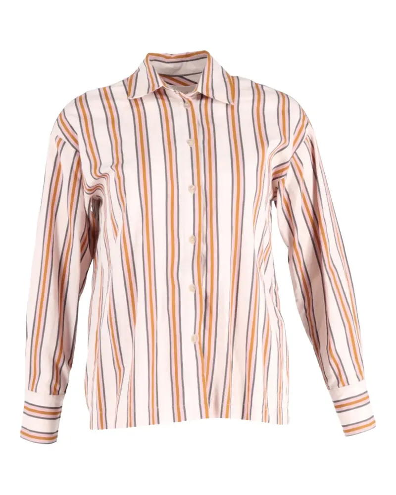 ba&sh long-sleeved striped shirt - Weiß Weiß