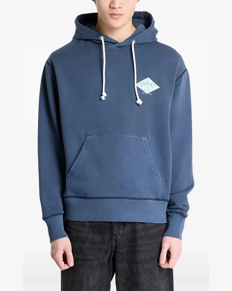 Tommy Hilfiger Hoodie mit lockerem Schnitt - Blau Blau