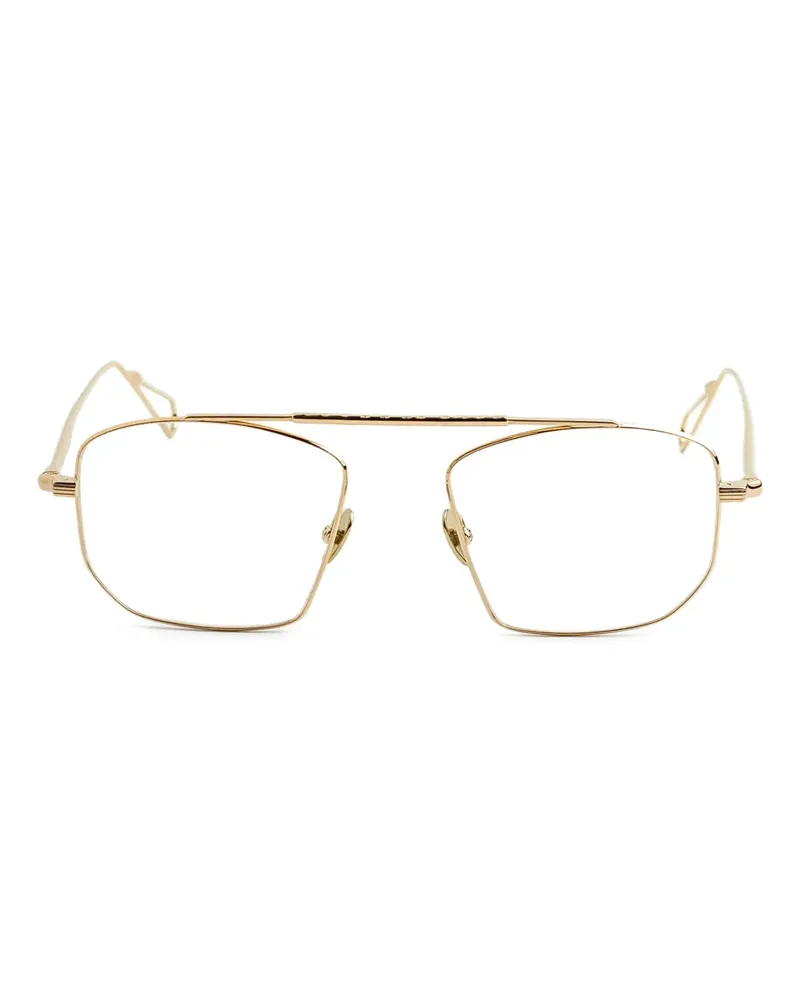 AHLEM Brille mit eckigem Gestell - Gold Gold