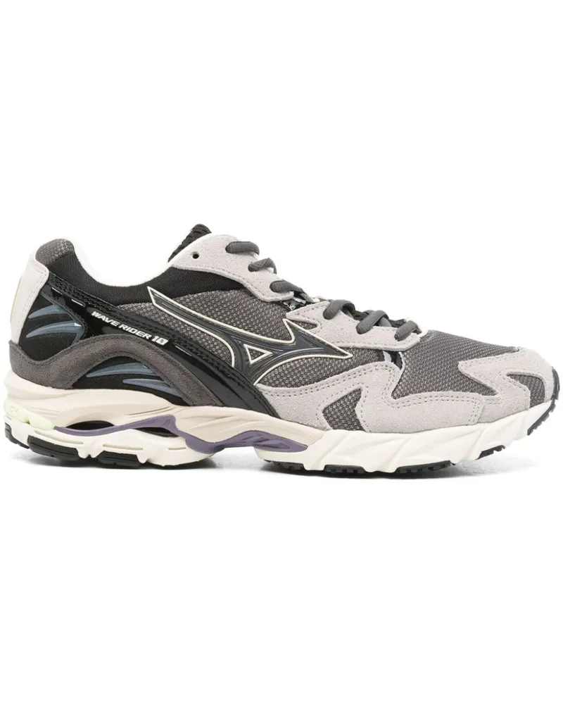 Mizuno Wave Rider 10 Sneakers - Schwarz Schwarz
