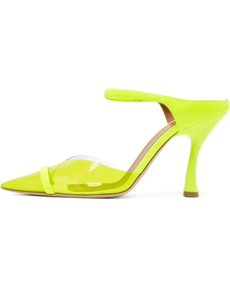 Malone Souliers Pre-owned transparente Mules mit spitzer Kappe 100mm - Gelb Gelb