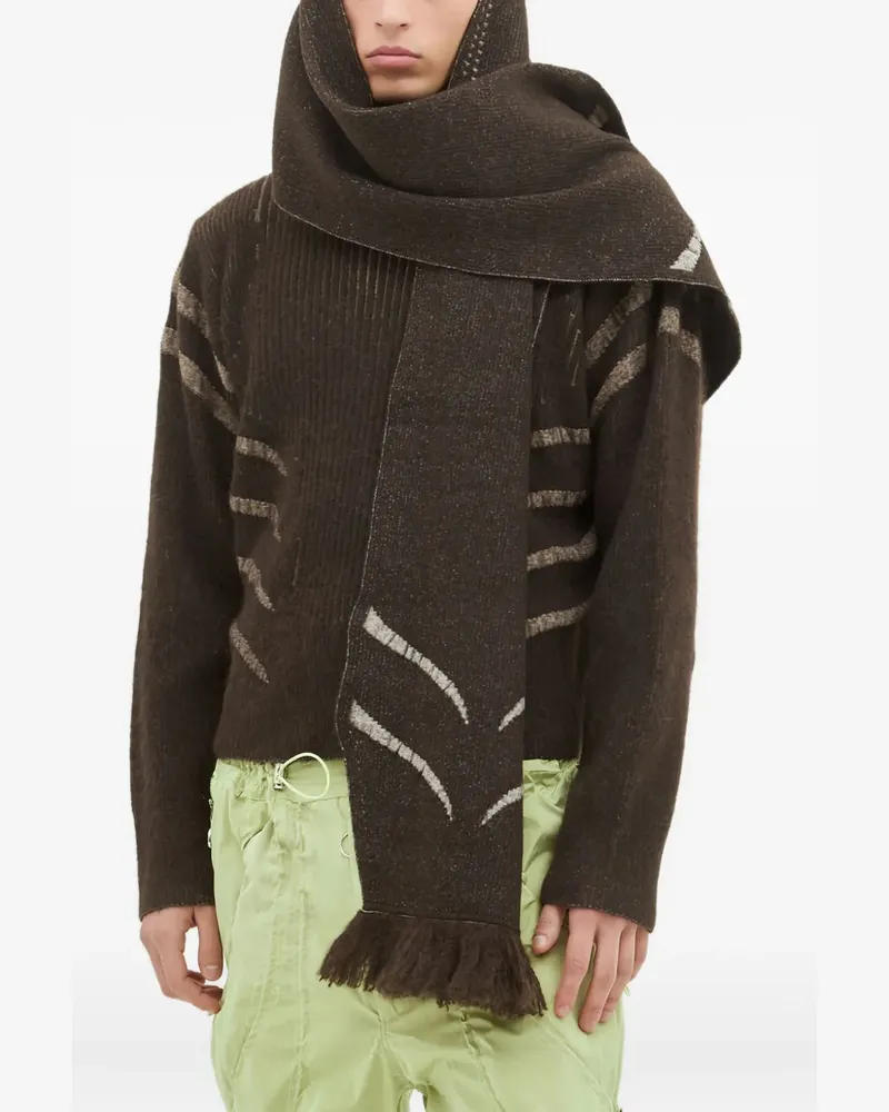 Charlie Constantinou Pullover mit Jacquardmuster - Braun Braun