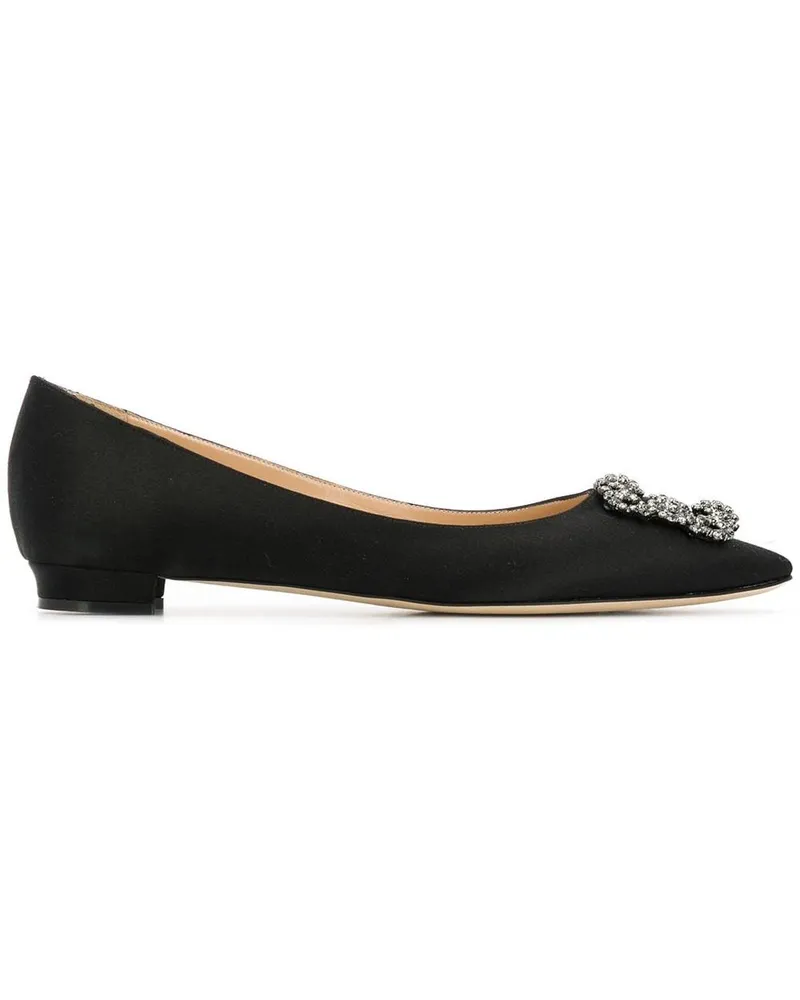 Manolo Blahnik Hangisi' Loafer Schwarz