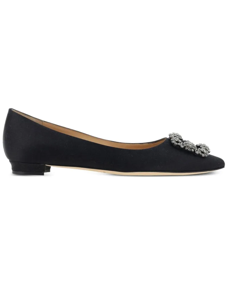 Manolo Blahnik Hangisi' Loafer - Schwarz Schwarz