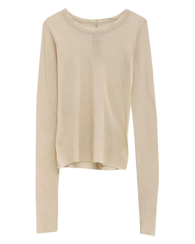 Rick Owens long-sleeve T-shirt - Nude Nude