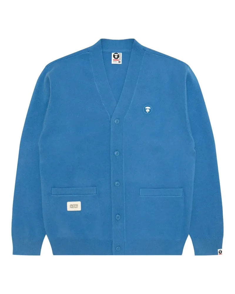 BAPE Ape Head Cardigan - Blau Blau
