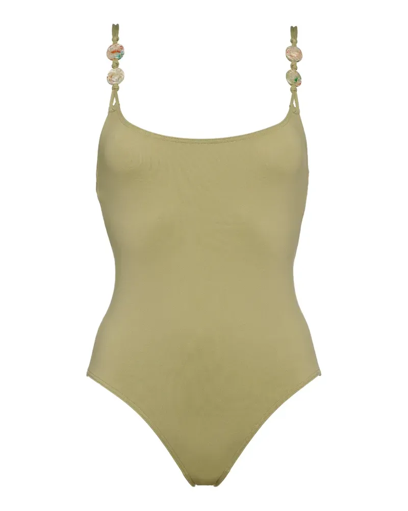 Eres Badeanzug mit Perlen - Grün Grün