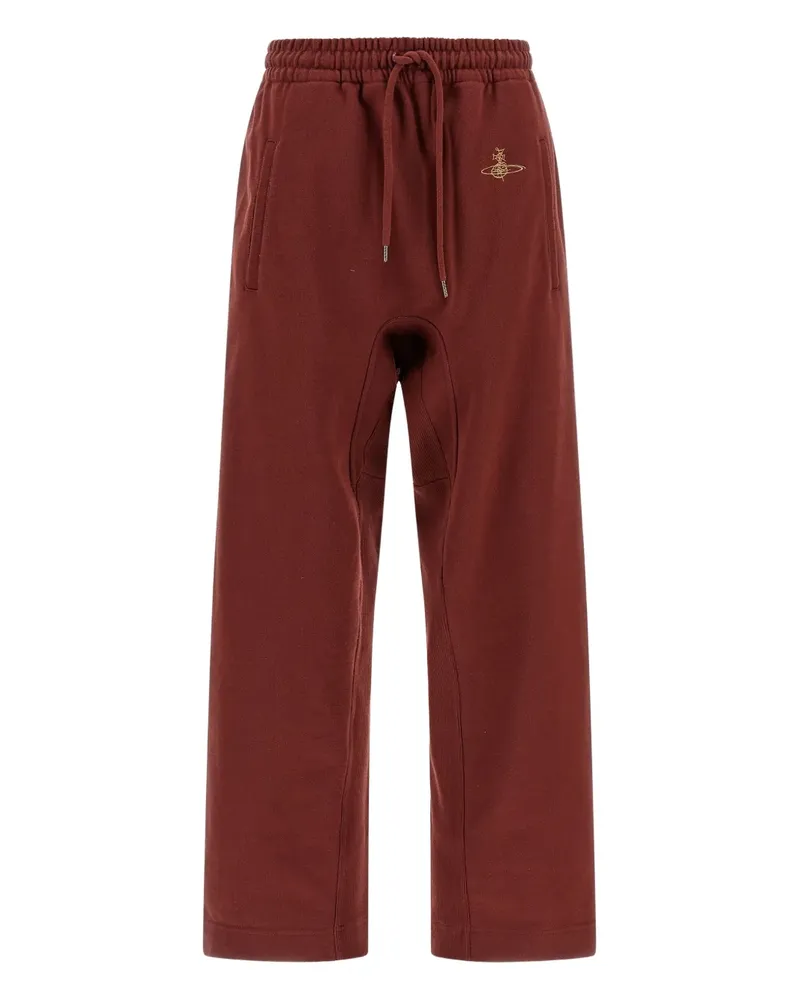 Vivienne Westwood Jogginghose mit gebürsteter Stickerei - Braun Braun