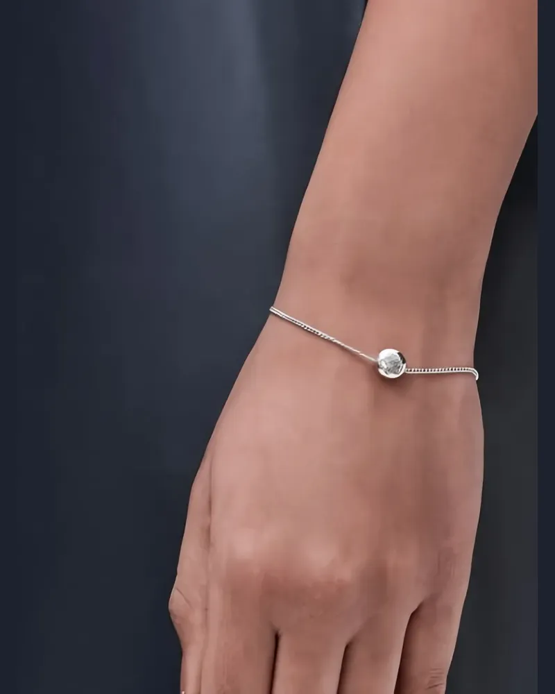 Loewe Pebble Armband aus Sterlingsilber Silber