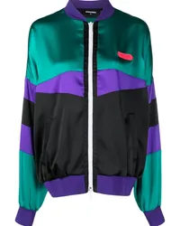 Dsquared2 Bomberjacke in Colour-Block-Optik Grün