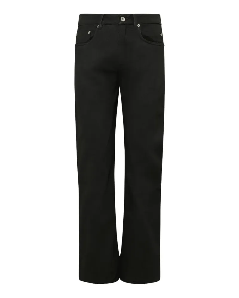 DRKSHDW by Rick Owens Fog Cut waxed-finish jeans - Schwarz Schwarz