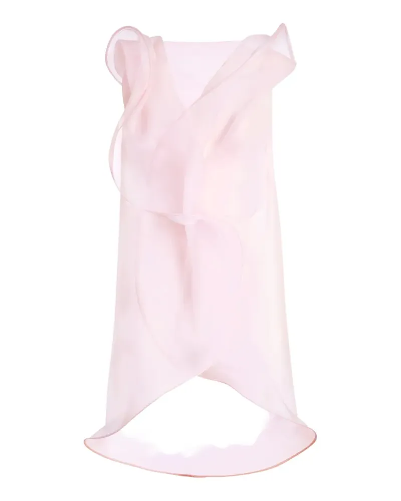 Genny sheer ruffled top - Rosa Rosa
