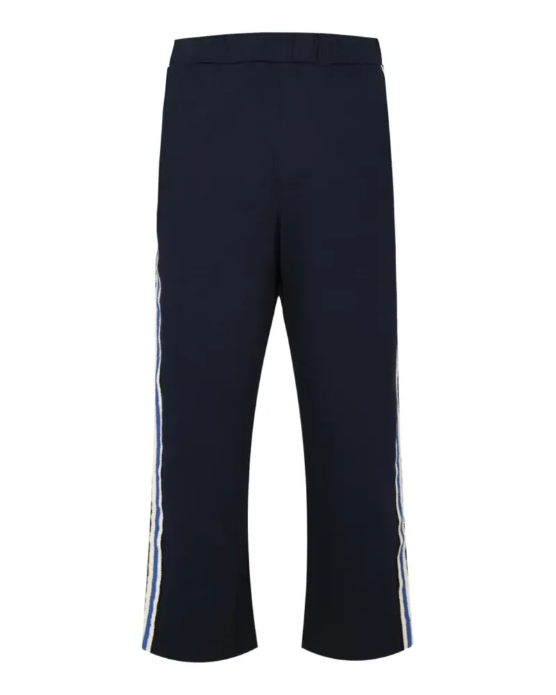 COMMAS Hose mit gehäkelten Streifen - Blau Blau
