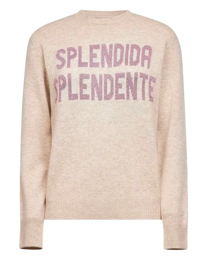 MC2 Saint Barth jacquard crew-neck sweater - Nude Nude