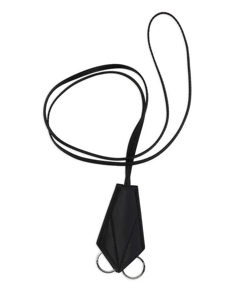 Moreau Paris Schlüsselanhänger aus Leder - Schwarz Schwarz