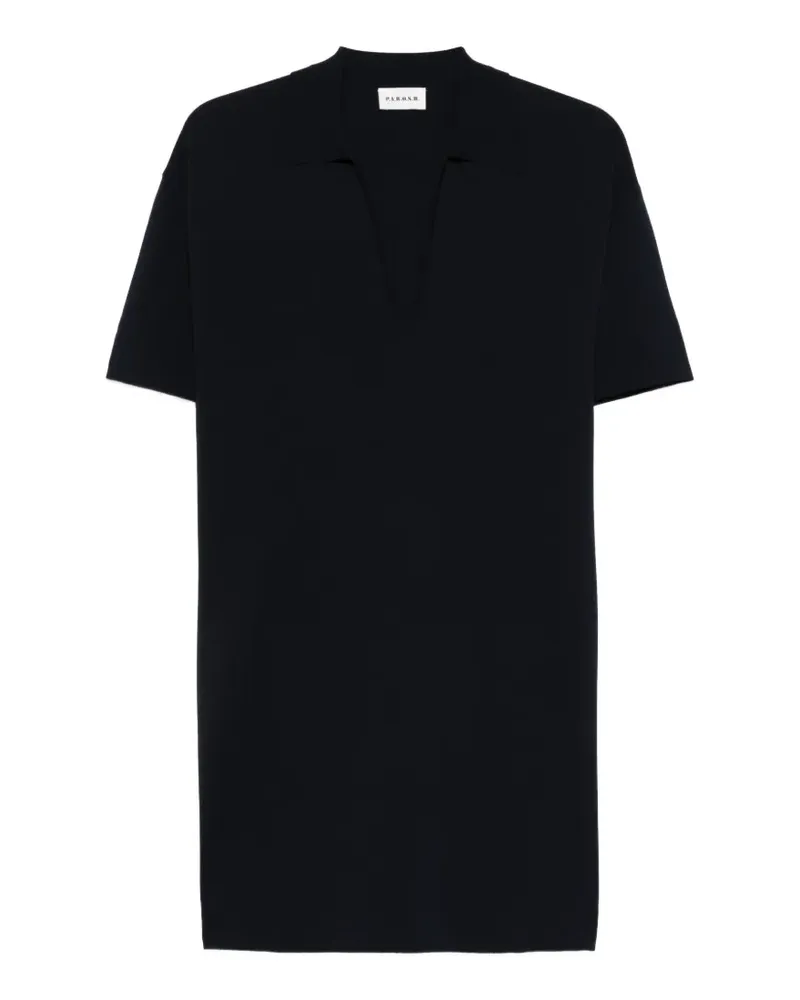 P.A.R.O.S.H. P.A.R.O H. Roma short-sleeved mini dress - Blau Blau