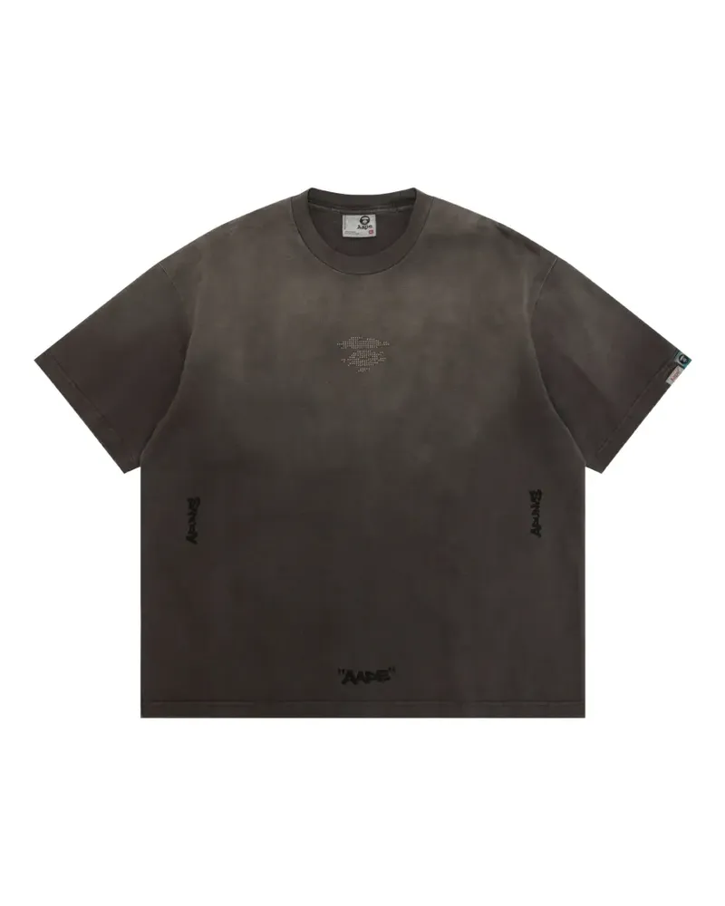 BAPE Moonface T-Shirt - Schwarz Schwarz