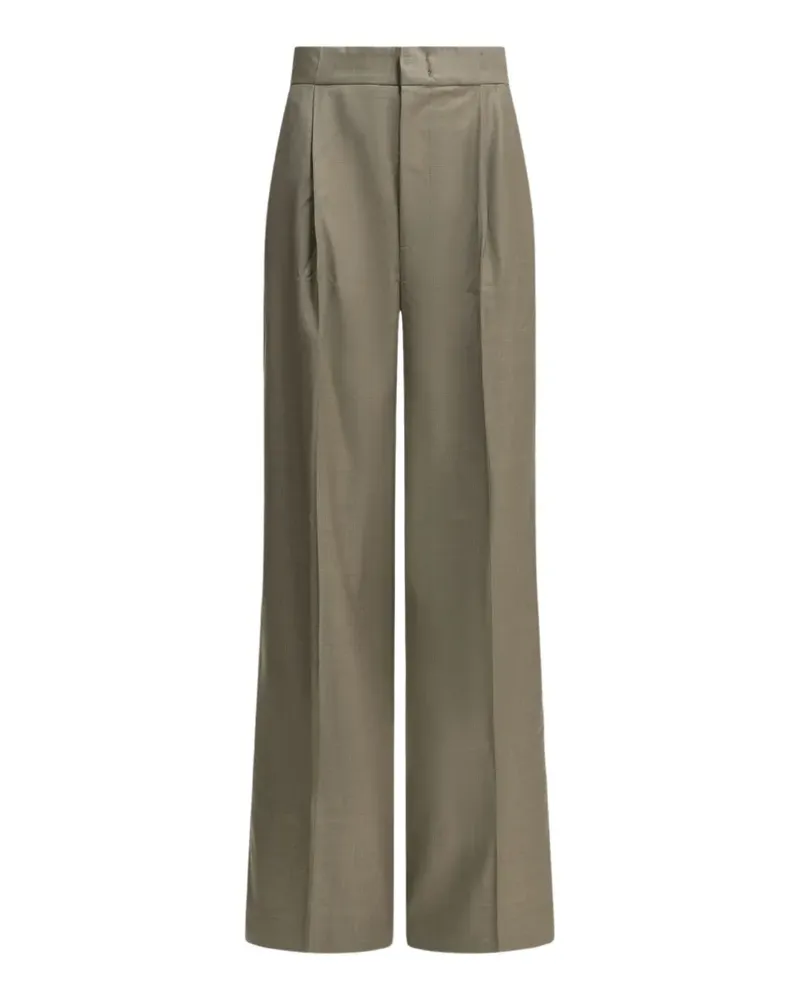 Sa Su Phi Bogart pleated wide-leg trousers - Grün Grün