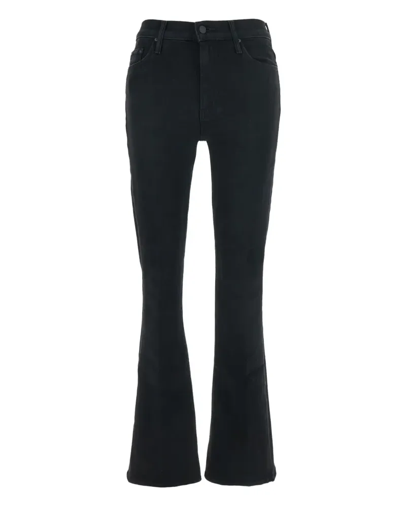 Mother Ausgestellte Five-Pocket-Jeans - Schwarz Schwarz