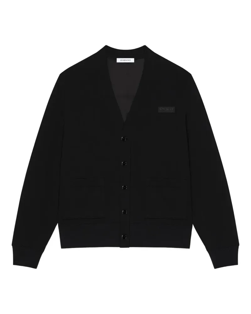 Givenchy Cardigan mit V-Ausschnitt - Schwarz Schwarz