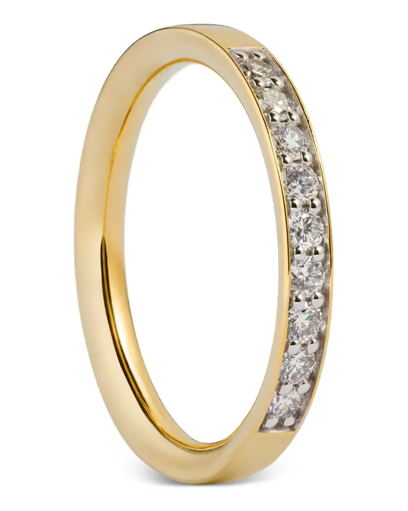 Monica Vinader Essential diamond ring - Gold Gold