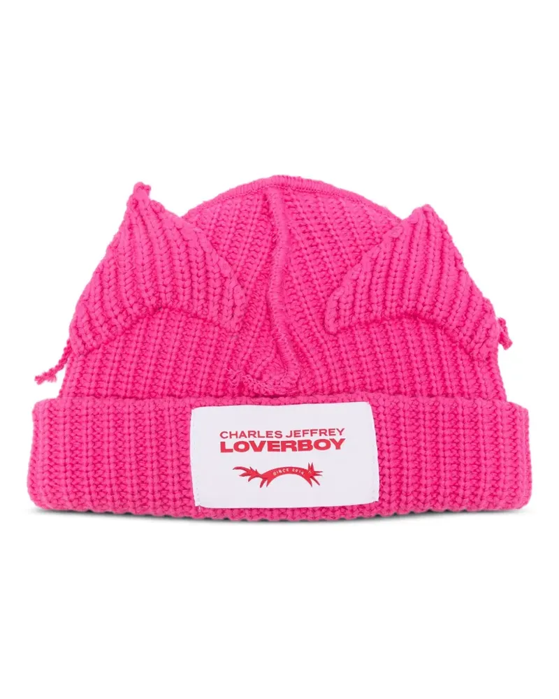 Charles Jeffrey Loverboy Ears Beanie - Rosa Rosa
