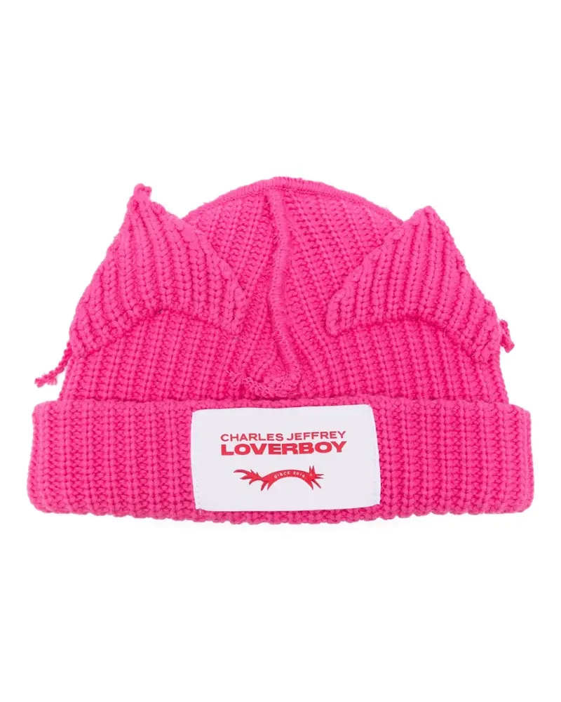 Charles Jeffrey Loverboy Ears beanie - Rosa Rosa