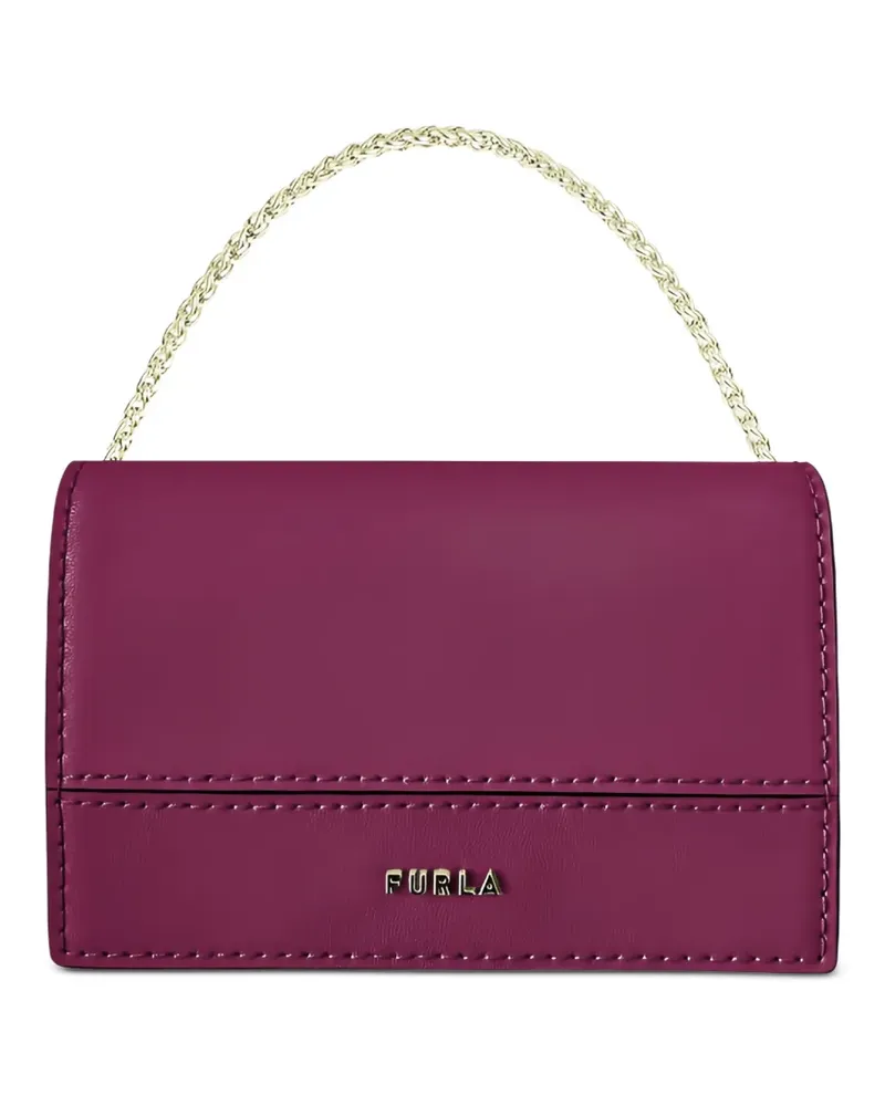 Furla Lia S chain-link card case - Violett Violett