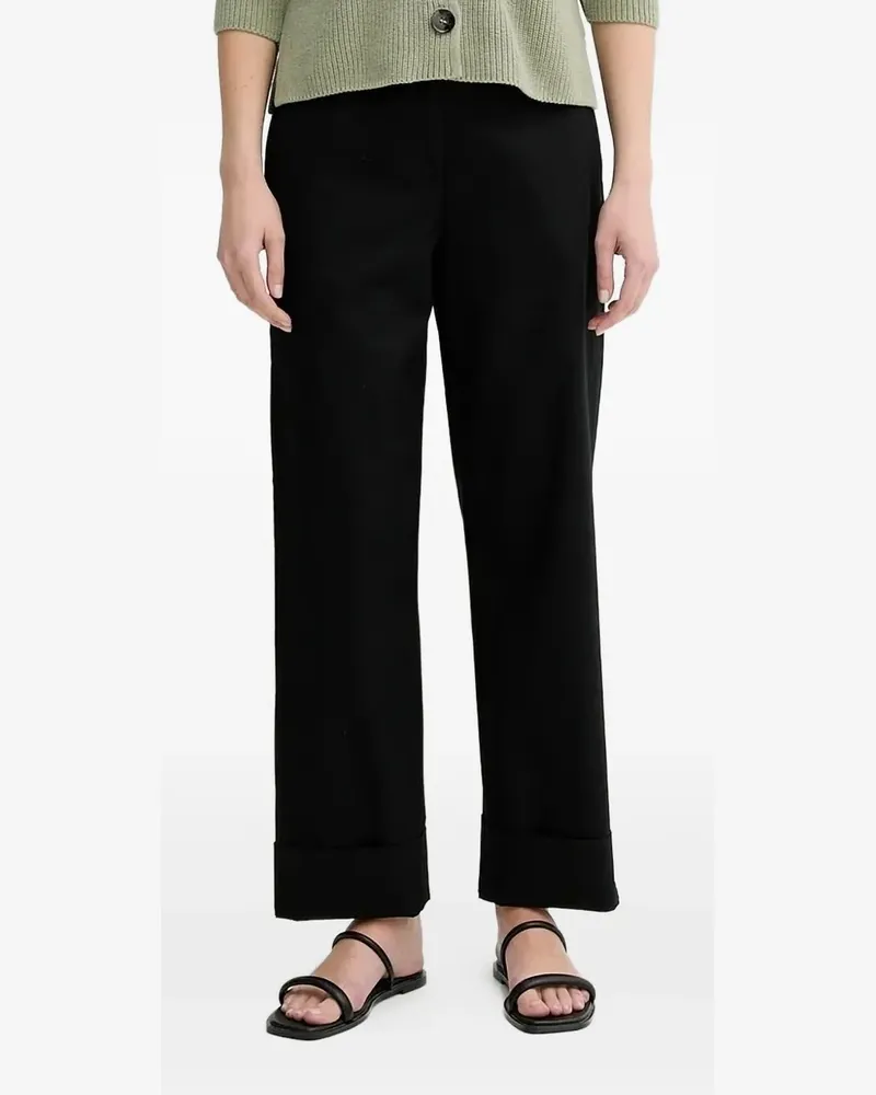 Marc O'Polo Hose mit geradem Bein - Schwarz Schwarz