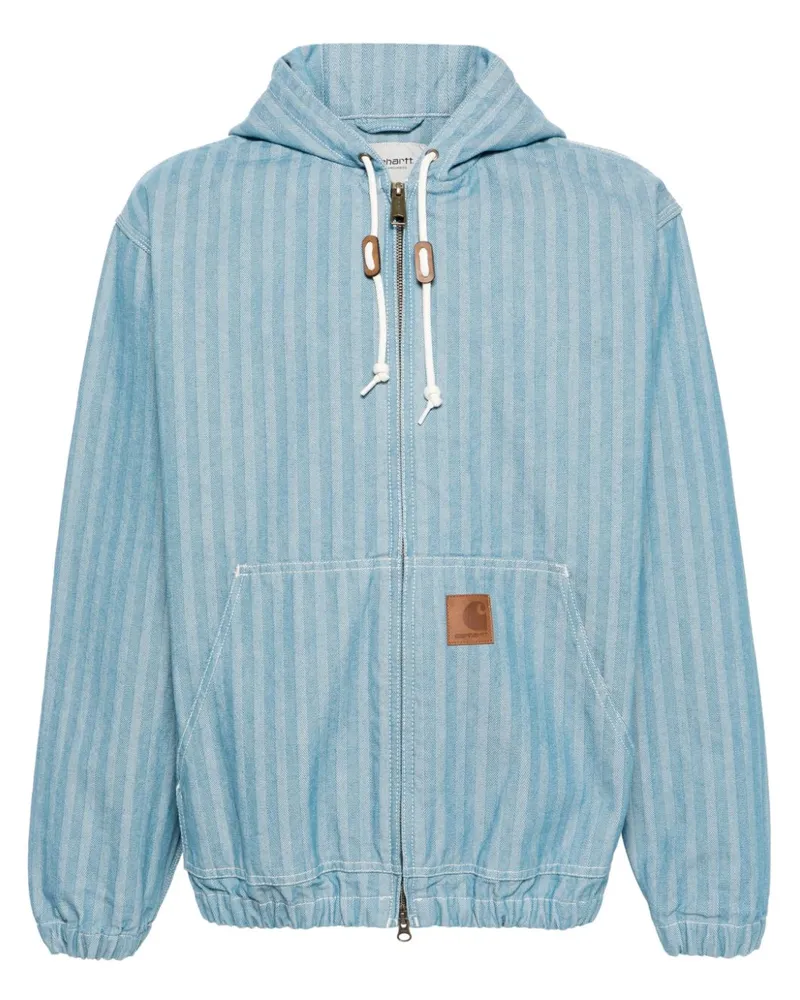 Carhartt WIP Menard Jacke mit Fischgrätenmuster Blau