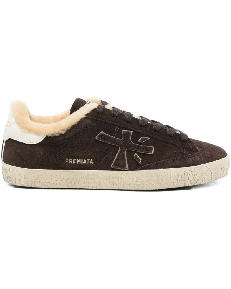 Premiata Steven Sneakers mit Shearling-Futter - Braun Braun