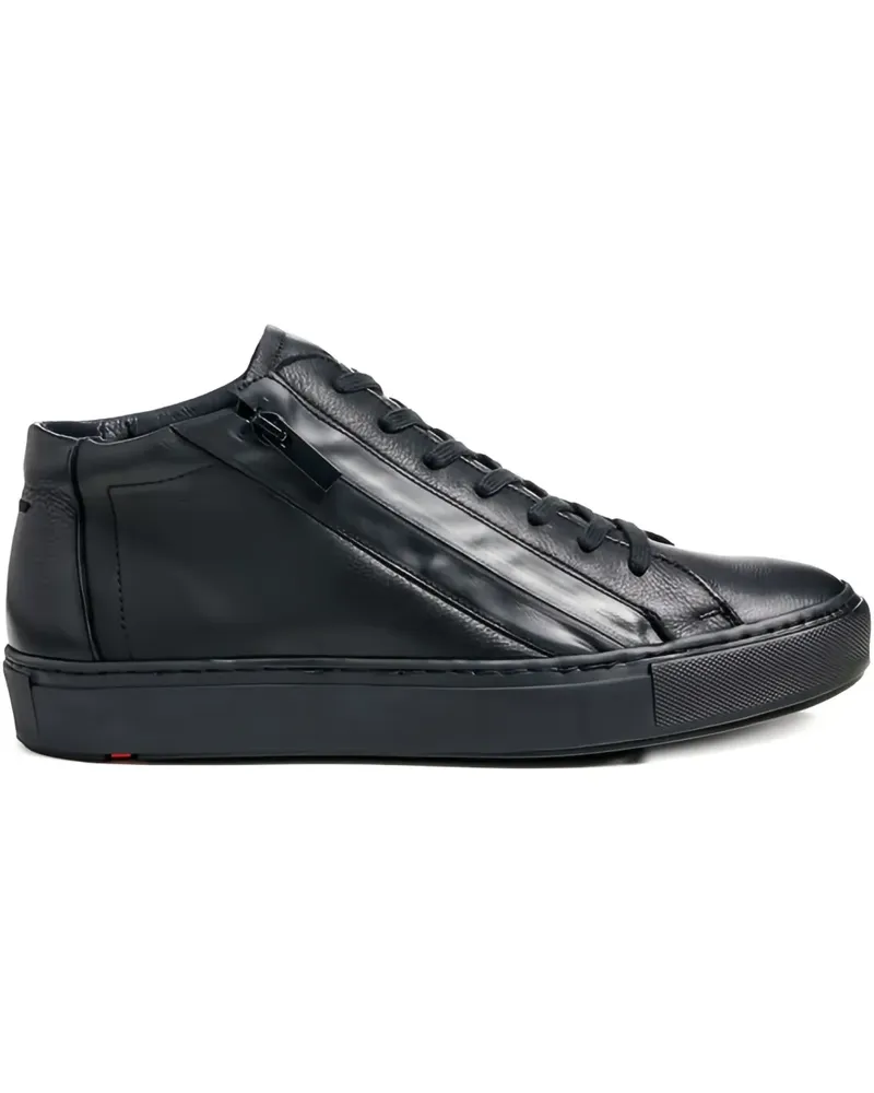Lloyd Anthony High-Top-Sneakers mit Reißverschluss - Schwarz Schwarz