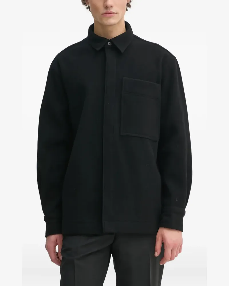 Études Studio Jacke mit Kragen - Schwarz Schwarz