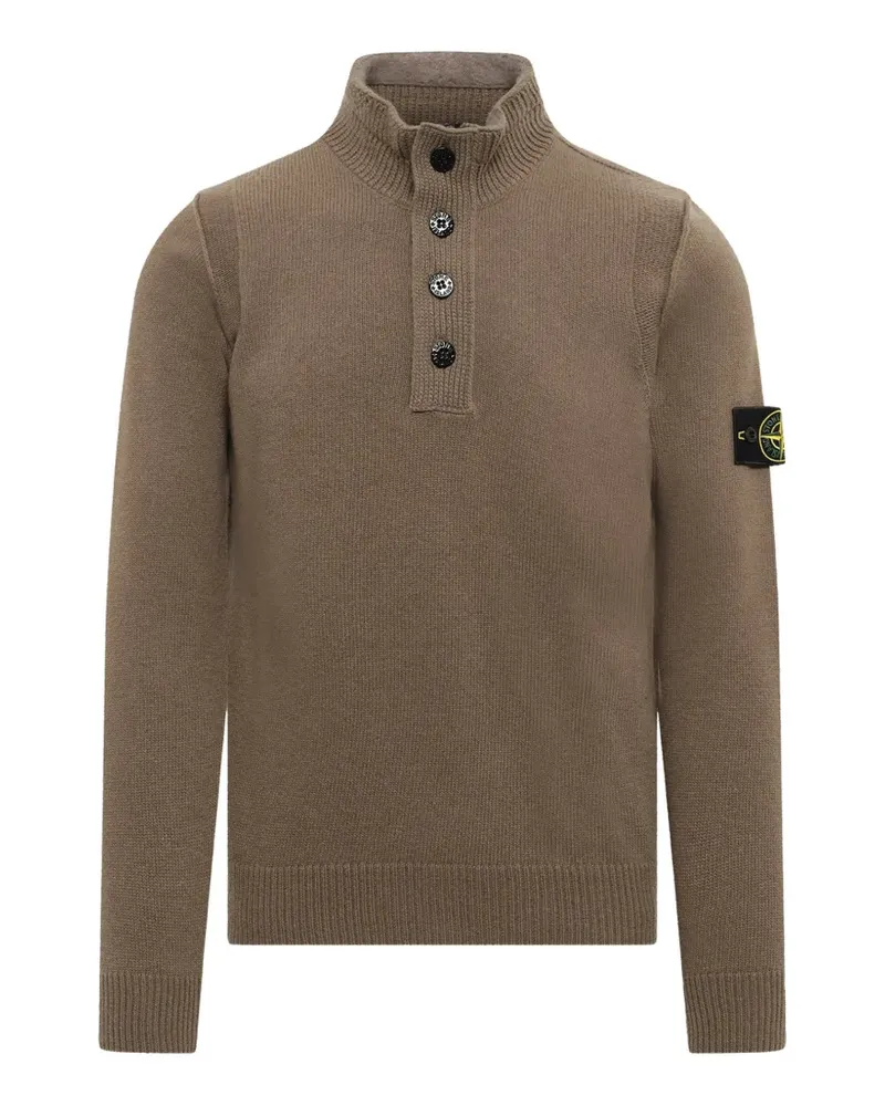 Stone Island Langärmeliger Pullover - Grün Grün