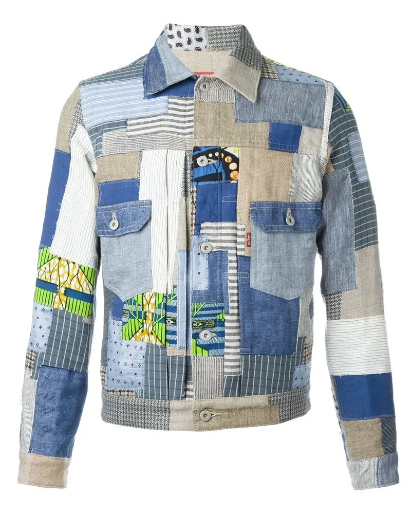 Junya Watanabe Jacke im Patchwork-Stil - Nude Nude