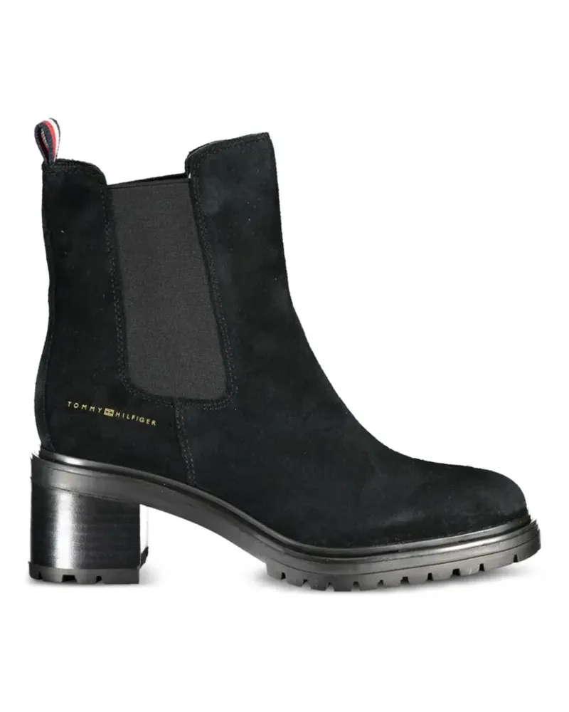 Tommy Hilfiger suede Chelsea boots - Schwarz Schwarz