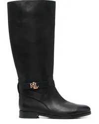 Ralph Lauren Brittaney Stiefel Schwarz