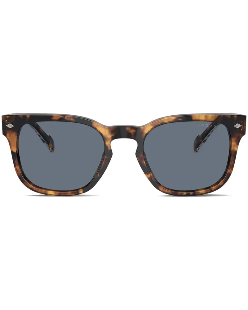 Vogue Sonnenbrille mit geometrischem Gestell - Braun Braun