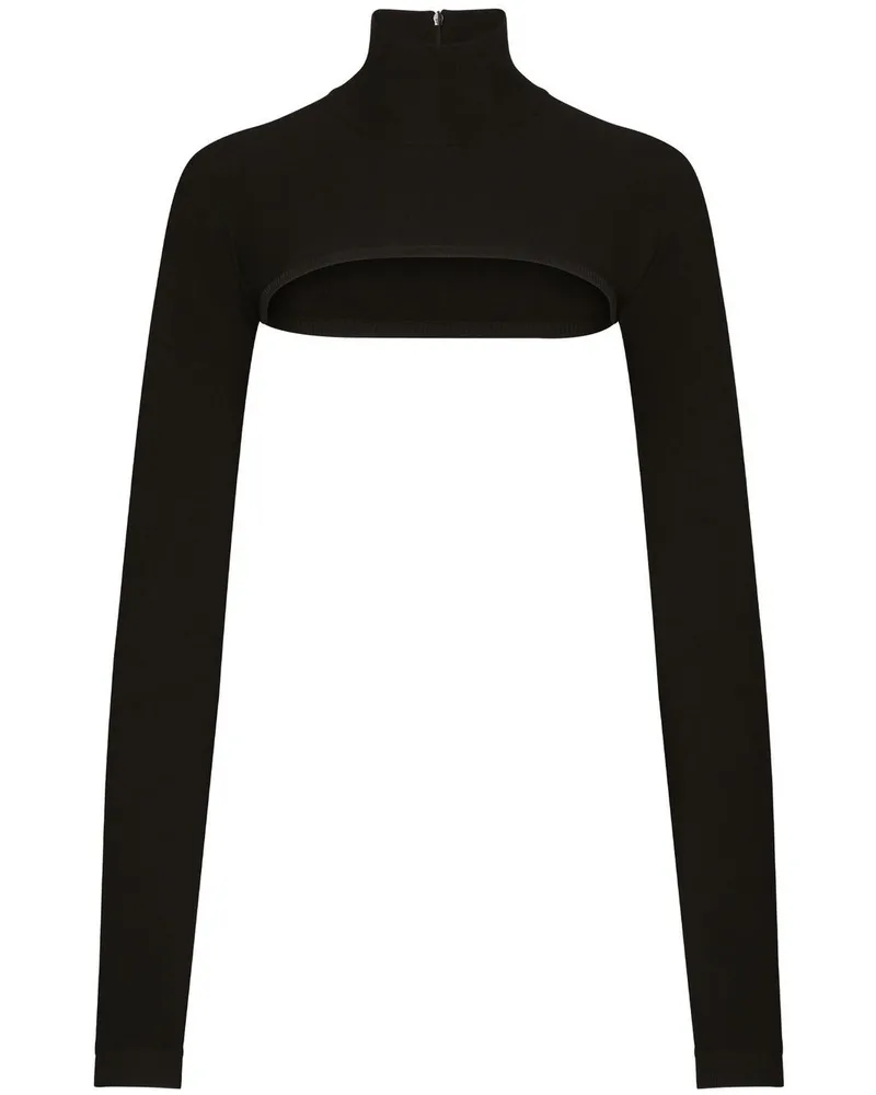 Dolce & Gabbana KIM DOLCE&GABBANA Bolero mit Stehkragen - Schwarz Schwarz