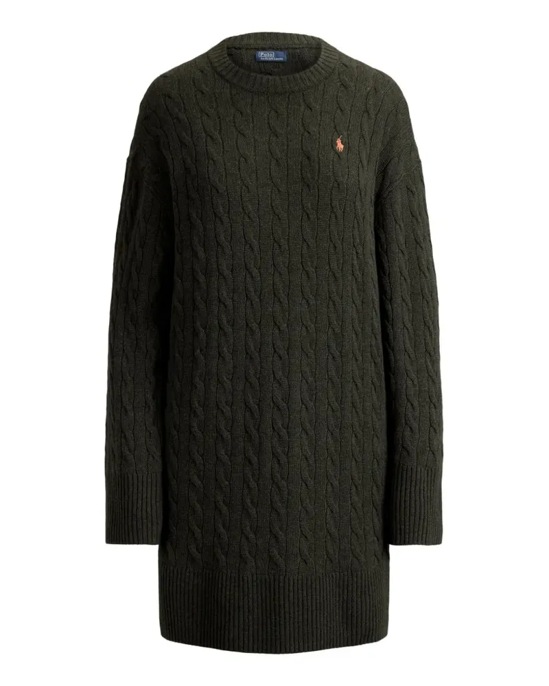 Ralph Lauren Kleid mit Zopfmuster - Grün Grün