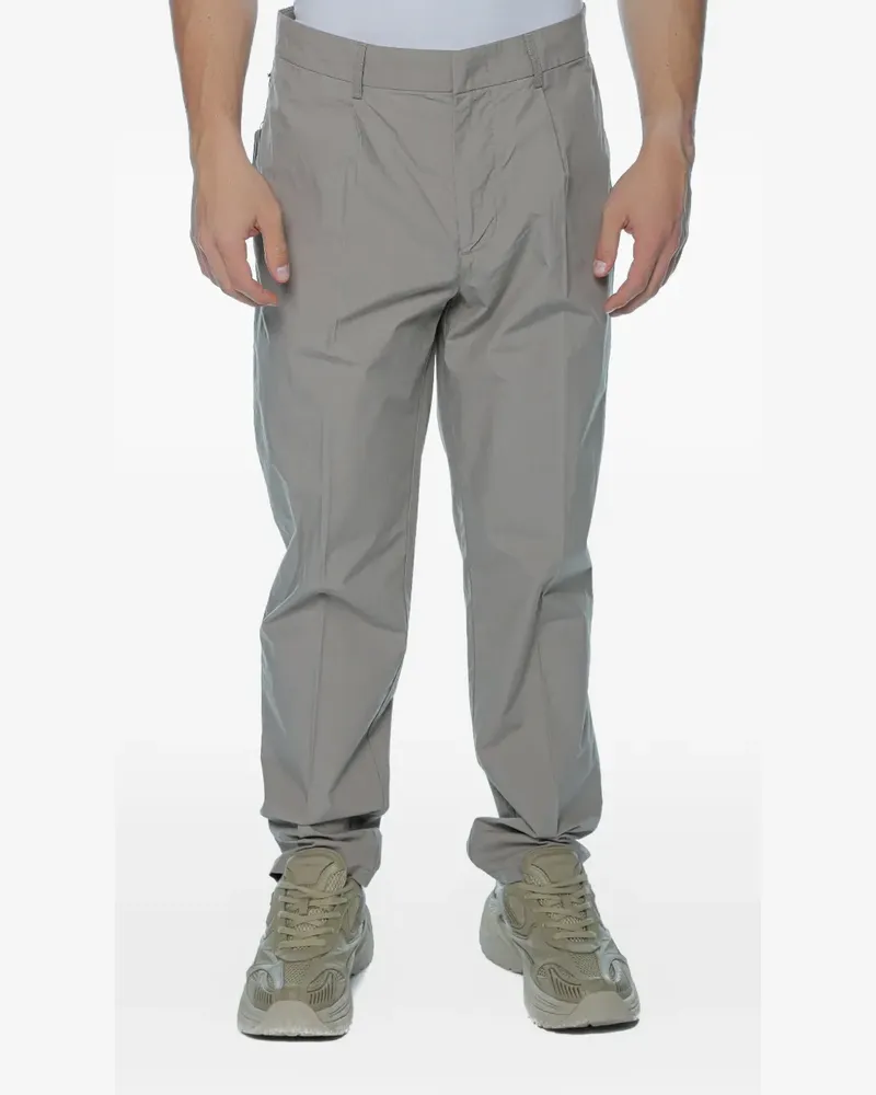 Emporio Armani pleated straight-leg trousers - Grün Grün