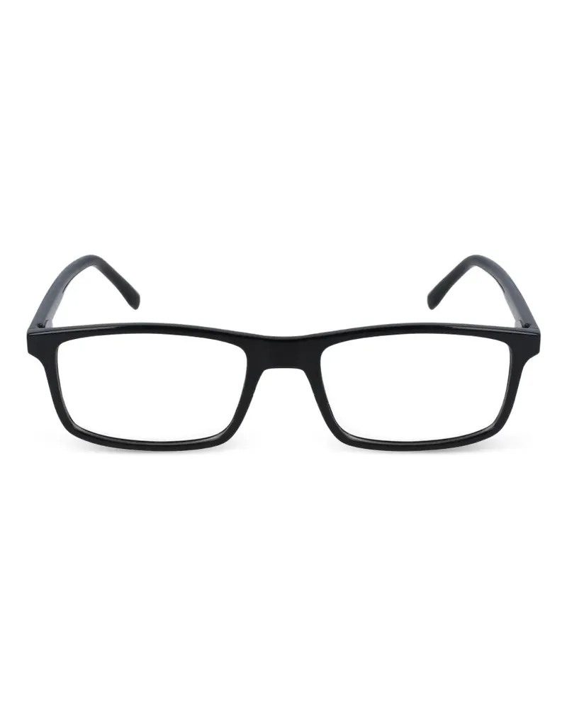 Lacoste rectangle-frame glasses - Schwarz Schwarz