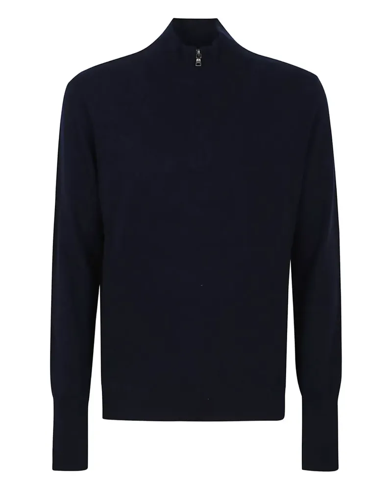 Ballantyne Poloshirt mit Reißverschluss - Blau Blau