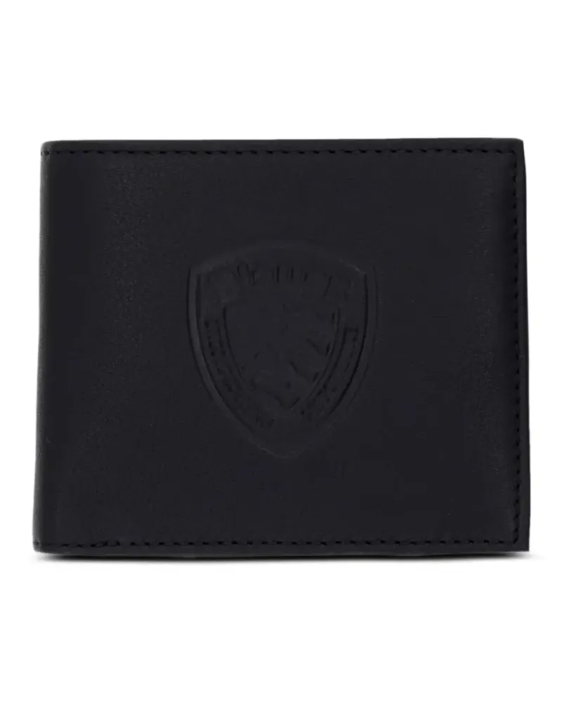 Blauer logo-embossed bifold wallet - Schwarz Schwarz