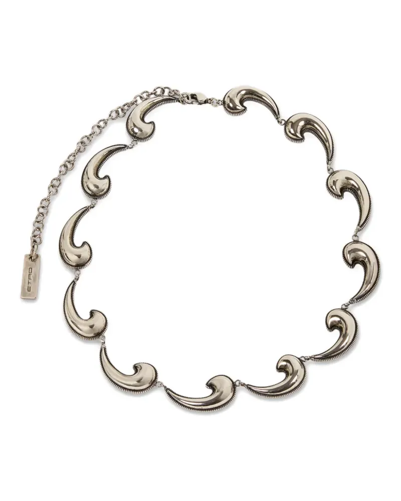 Etro mini Paisley necklace - Silber Silber