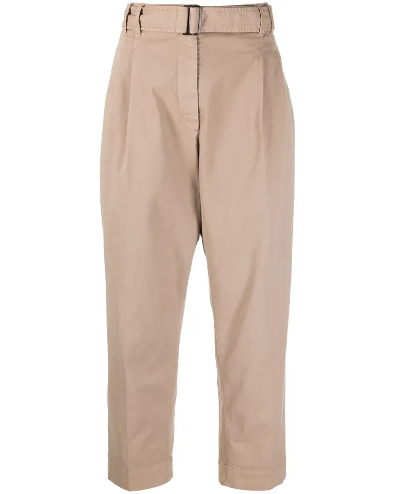 Brunello Cucinelli Chino mit Gürtel - Nude Nude